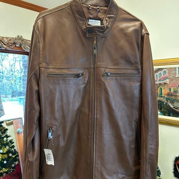 Men’s Ron Thompson Los Angeles, soft, leather jacket, size large - Picture 5 of 11